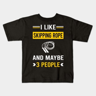 3 People Skipping rope Kids T-Shirt